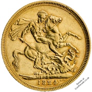 1824 Gold Sovereign